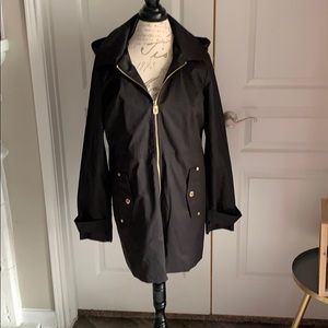 Michael Kors Black Trench - Size L